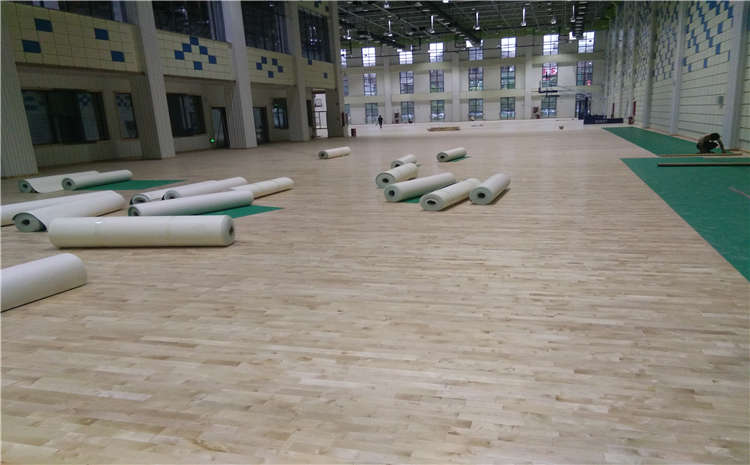 俄勒岡松籃球運動地板結構