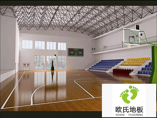 籃球場(chǎng)體育木地板的材質(zhì)